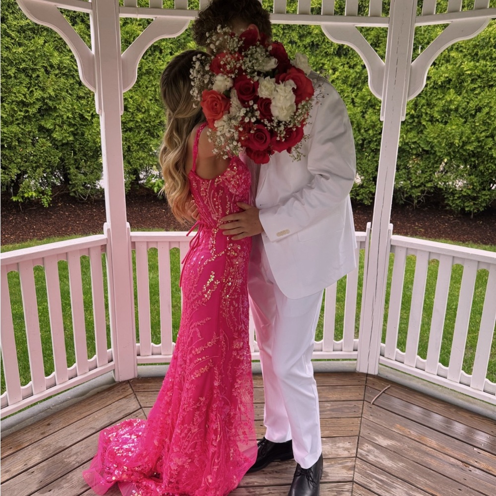 Vibrant Pink Prom Dress